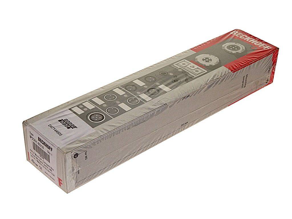 BECKHOFF IP2301-B318 (Kompakt Box, 4 DE 24 V DC, Filter 3 ms, 4 DA 24 V DC)