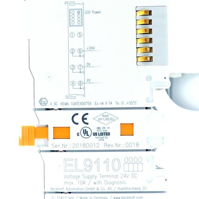 BECKHOFF Einspeiseklemme (EL9110)