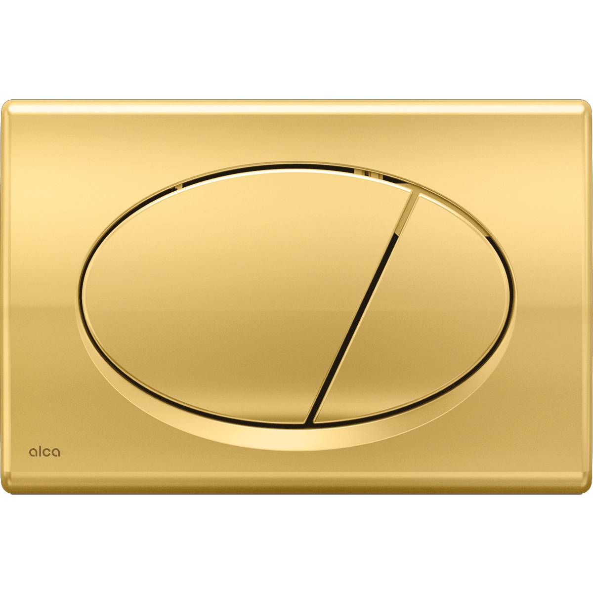 Alcadrain WC - Plaque de commande M75 Or brillant