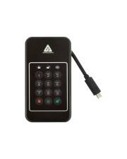 Apricorn Aegis NVX SSD verschlüsselt 2 TB extern tragbar NVMe USB 3.2 Gen 2 USB-C Steckverbinder 256-bit AES-XTS TAA-konform