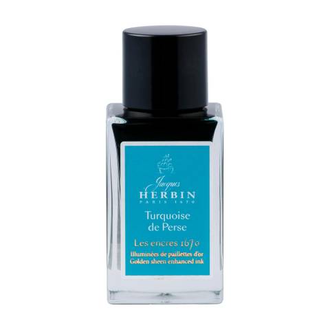 Jacques Herbin 3x 1670 Tinte Turquoise de Perse 15ml Turquoise de Perse 16014JT