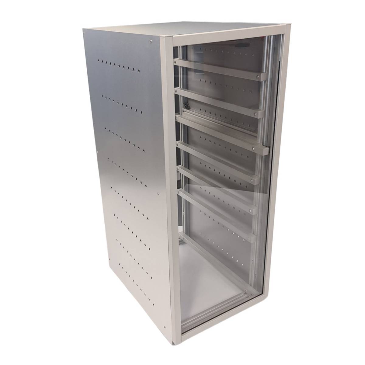 Batterieschrank für 8 Pytes 48100R LiFePo4-Batterien VA-Optik