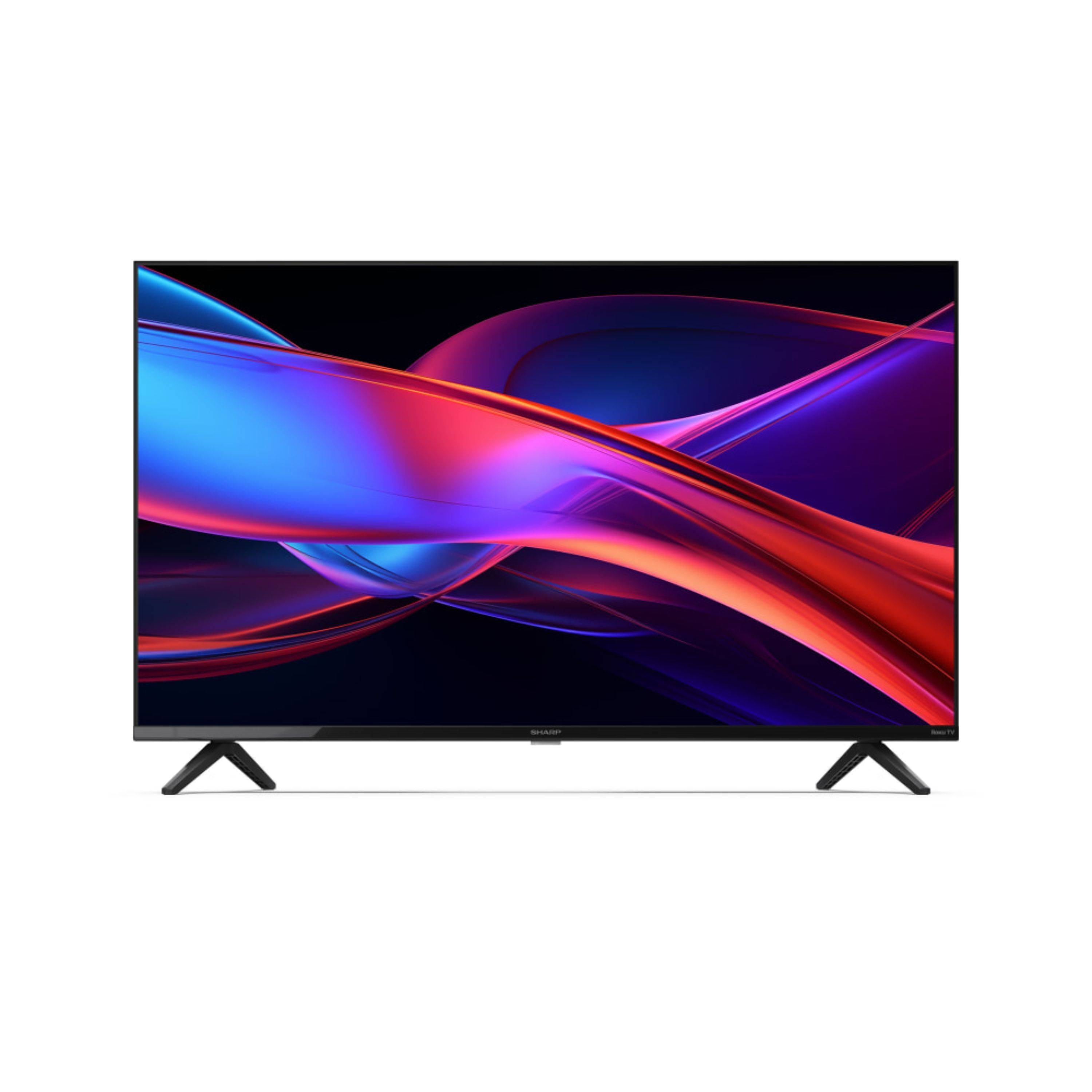 SHARP 43GD2225E – 43 Zoll Fernseher (108 cm) Full HD Roku TV– HDR10, Dreifach-Tuner DVB-T2/C/S2, 3x HDMI, USB, WLAN