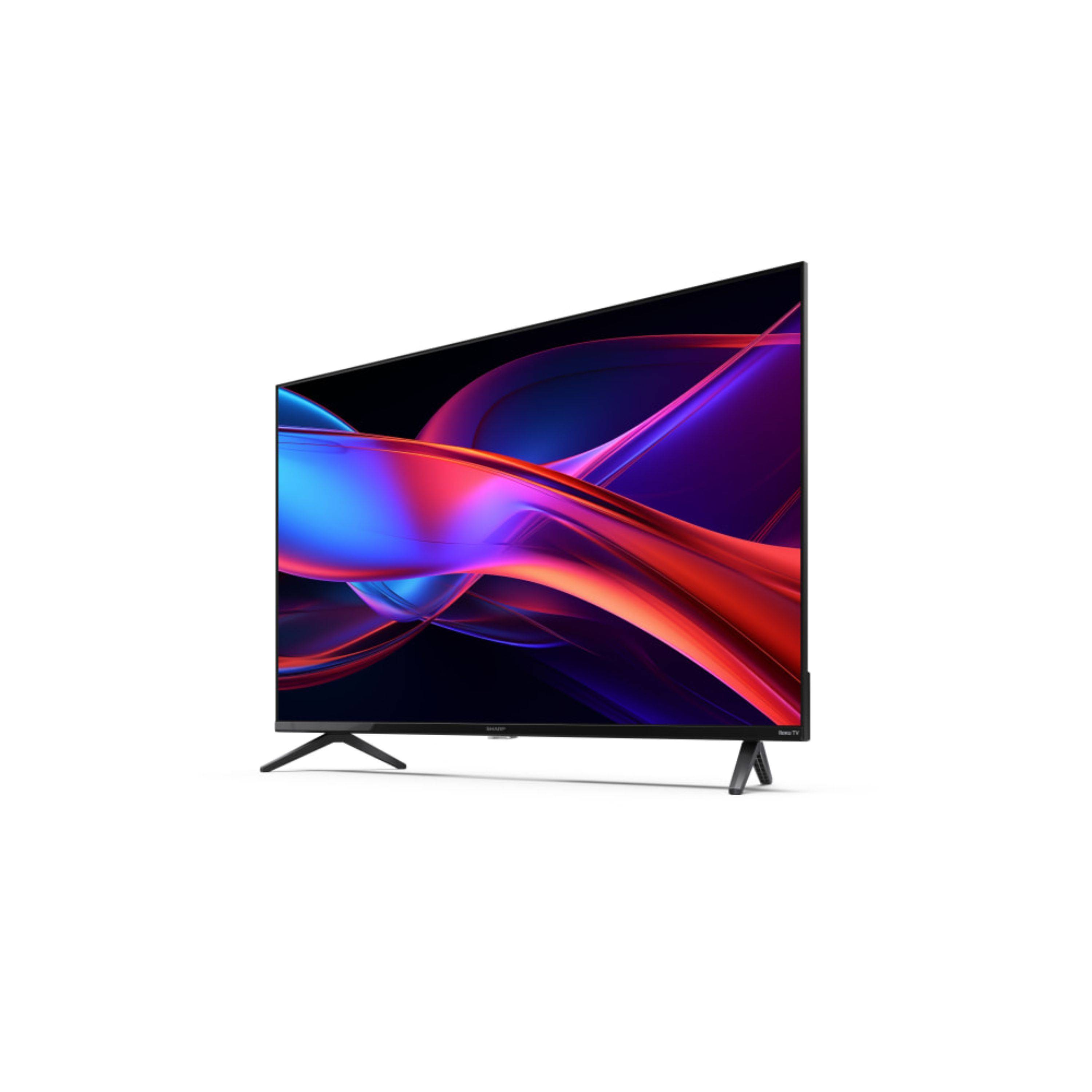 SHARP 43GD2225E – 43 Zoll Fernseher (108 cm) Full HD Roku TV– HDR10, Dreifach-Tuner DVB-T2/C/S2, 3x HDMI, USB, WLAN