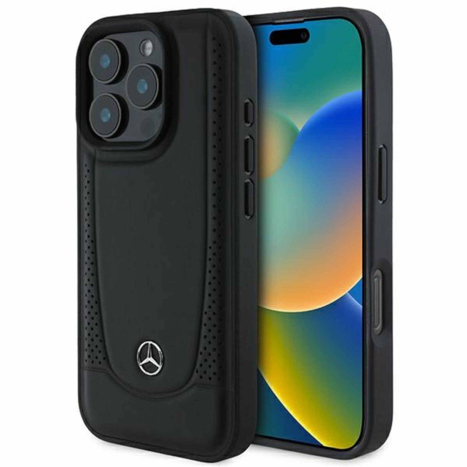 Mercedes Apple iPhone 16 Pro Urban Schutzhülle Case Etui Schwarz