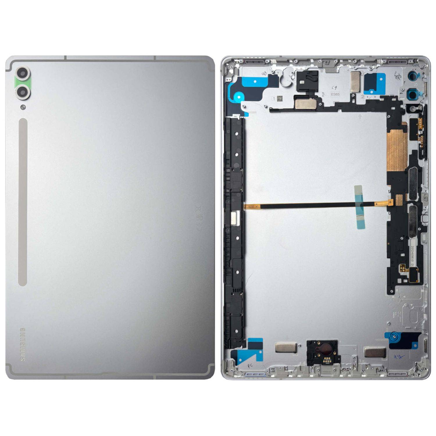 Samsung Akkudeckel für Galaxy Tab S10 Plus GH82-35900B Ersatz Platinum Silver