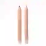 LED Stabkerzen Twist Tafelkerzen gedreht Echtwachs flackernd 25cm Timer rosa 2St LED Stabkerzen Twist Tafelkerzen gedreht Echtwachs flackernd 25cm Timer rosa 2St
