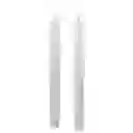 LED Stabkerzen Tafelkerzen Spitzkerzen Echtwachs Rustik Optik H: 25cm weiß 2St LED Stabkerzen Tafelkerzen Spitzkerzen Echtwachs Rustik Optik H: 25cm weiß 2St