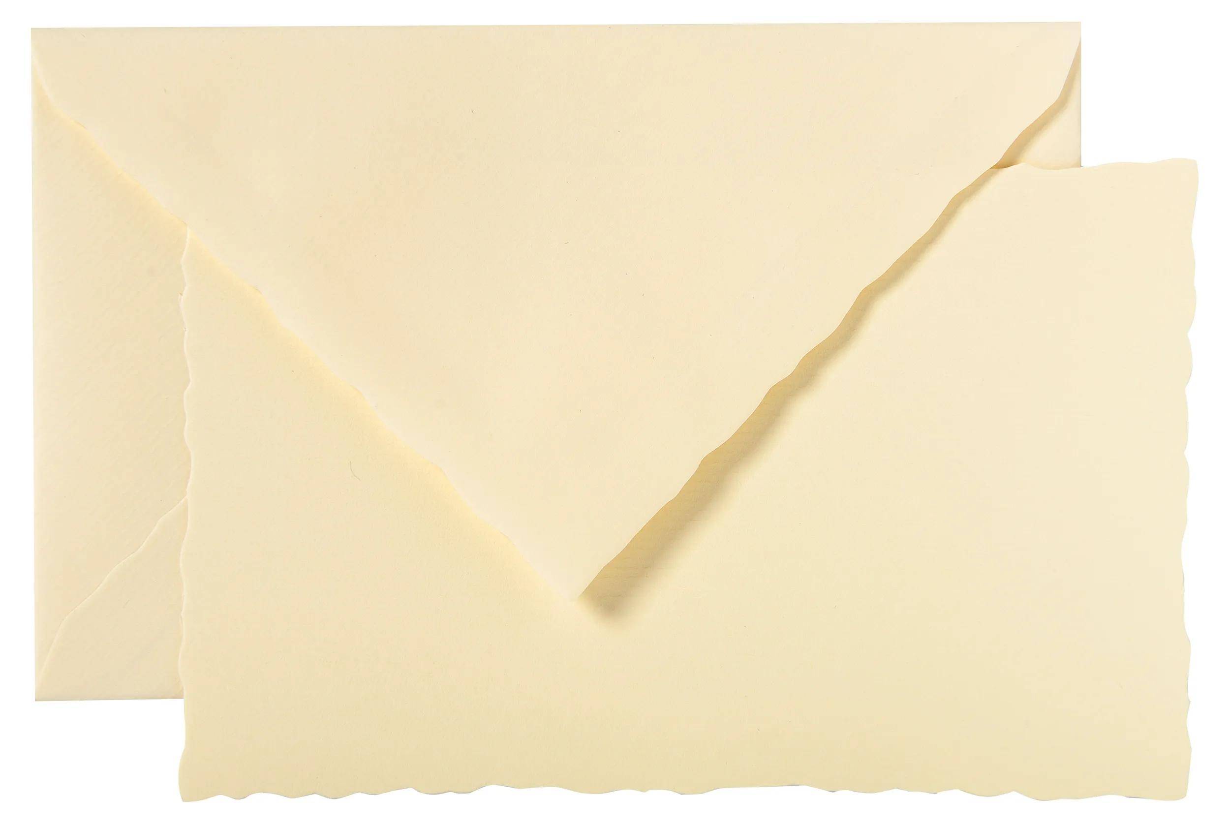 G.Lalo 5x Lalo, Korrespondenzset 97x152mm und 100x158mm - Elfenbein 25216L