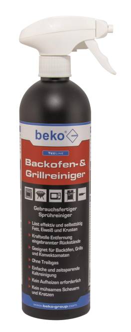 Beko TecLine Backofen-& 299670750 Grillreiniger 750ml Install.Baumaterial Befestigungsmaterial