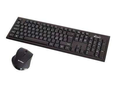 SANDBERG Wireless Office Desktop Set Eingabe / Ausgabe Mäuse & Tastaturen Tastatur-Maus-Sets