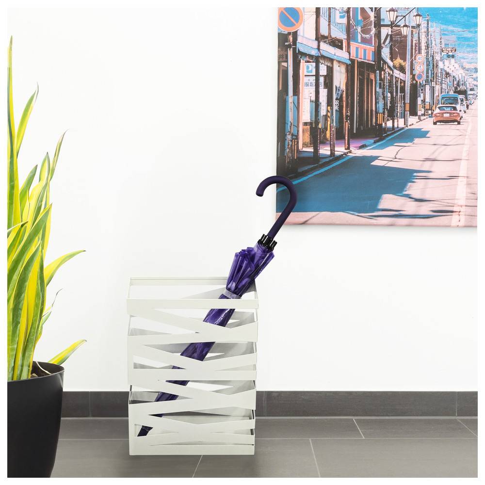 Dönges Regenschirmständer "Maxi" aus Metall, weiß