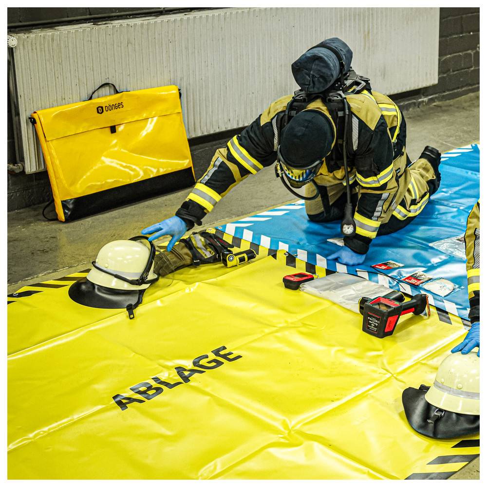 Dönges Plane Ablageplatz, 200 x 200 cm kombinierbar, schwer entflammbar