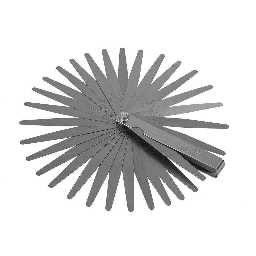 Dönges Fühlerlehre in PVC-Hülle 32 Blatt, 0,03-1,00 mm, 0,0012-0,04 inch