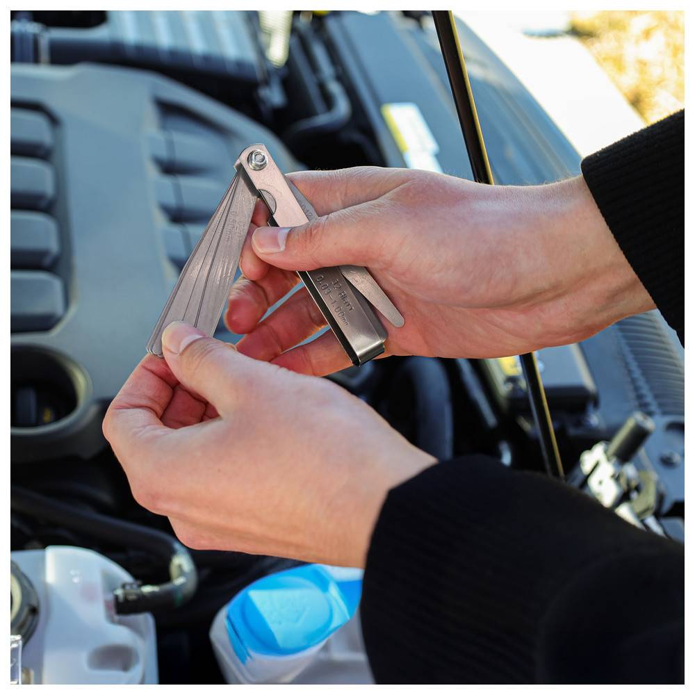 Dönges Fühlerlehre in PVC-Hülle 32 Blatt, 0,03-1,00 mm, 0,0012-0,04 inch