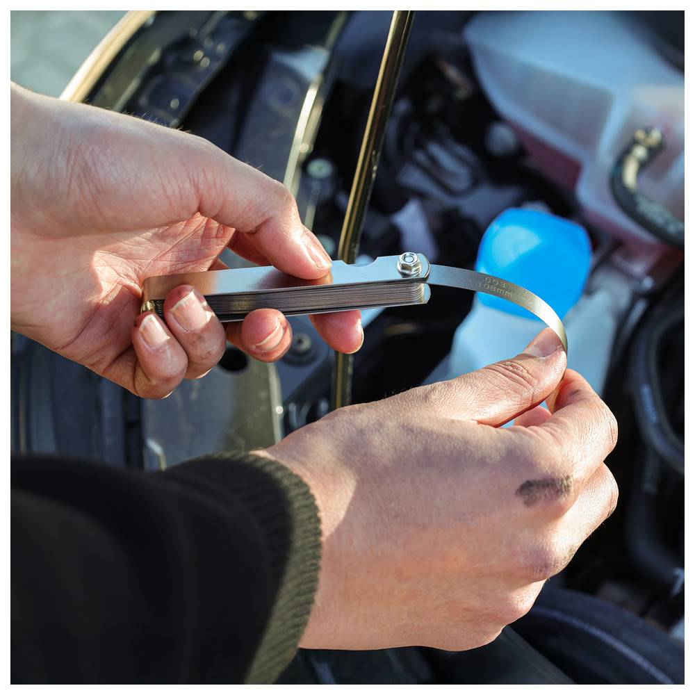 Dönges Fühlerlehre in PVC-Hülle 32 Blatt, 0,03-1,00 mm, 0,0012-0,04 inch