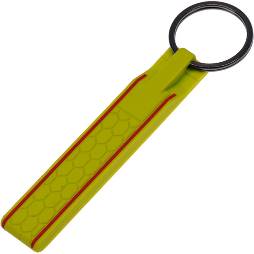 Auto Schlüssel Silikon Schutz Hülle + Schlüsselband im Wabe Design Apfelgrün kompatibel mit VW SEAT Skoda Golf 7 Leon Octavia 3 Tasten Klappschlü
