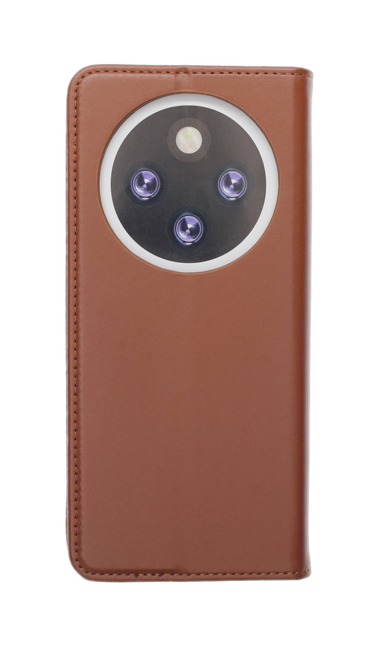 JAMCOVER Echt Leder Bookcase für Xiaomi Redmi 14C - Handytasche mit Kartenfach und Standfunktion