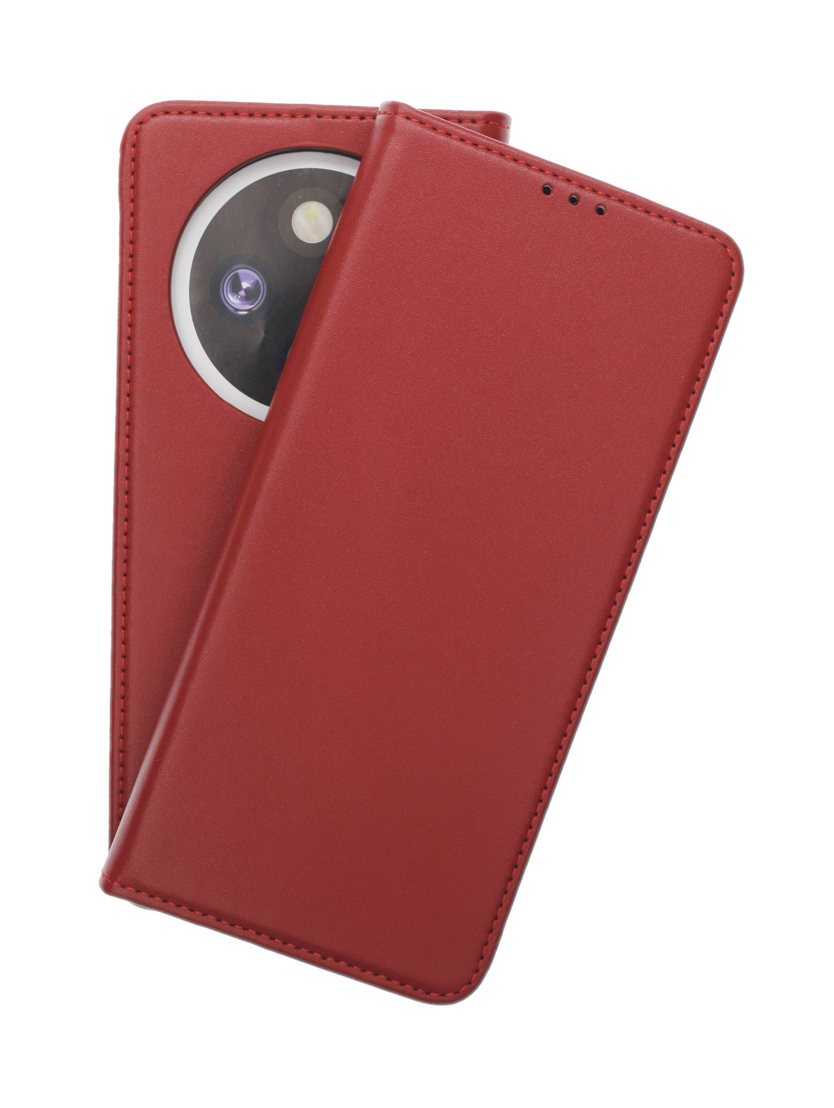 JAMCOVER Echt Leder Bookcase für Xiaomi Redmi 14C - Handytasche mit Kartenfach und Standfunktion