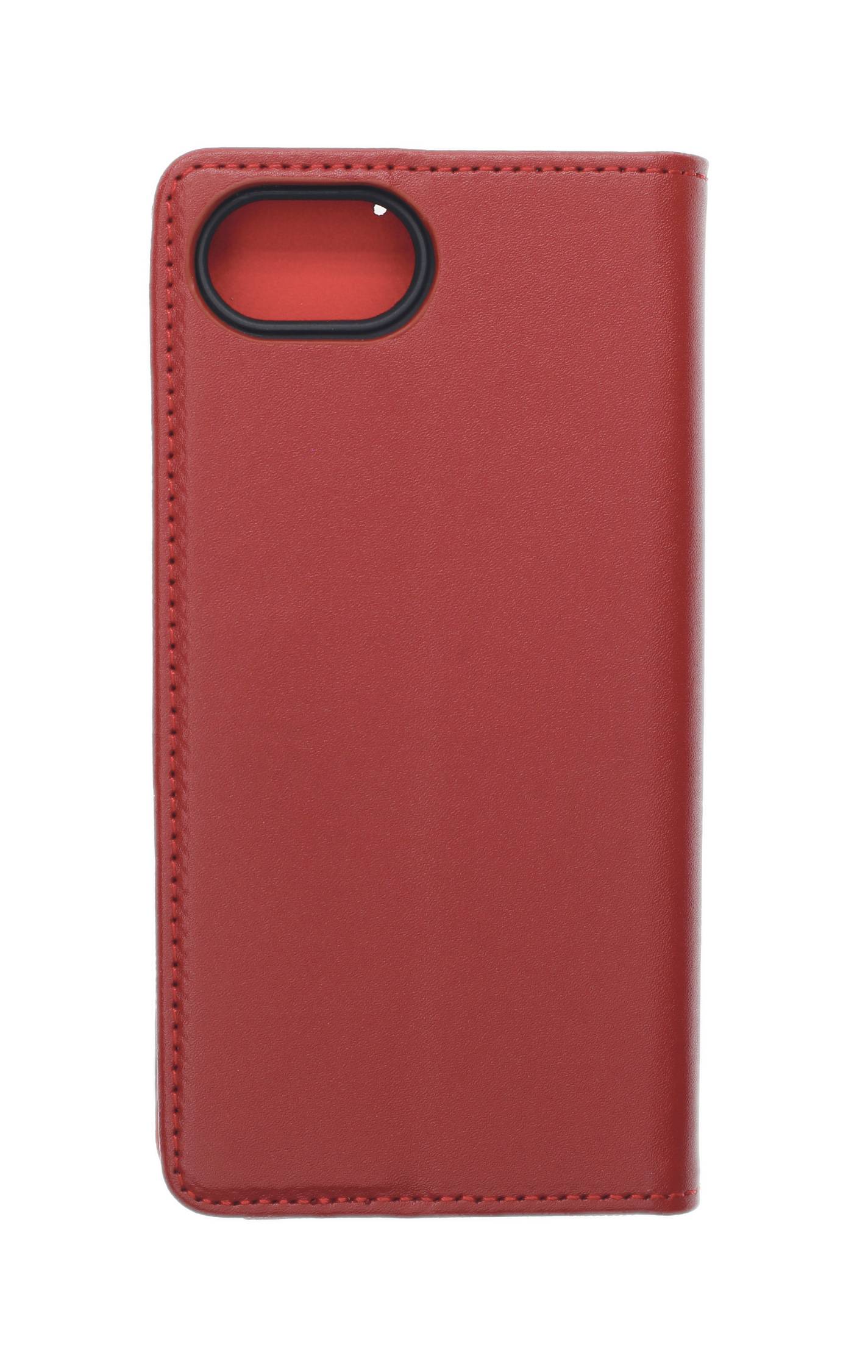 JAMCOVER Echt Leder Bookcase Weinrot für Apple iPhone 16e, iPhone 17e