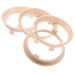 4x BRANDT Zentrierringe 60,1 x 56,1 mm beige Radnabe Felgen Ringe kompatibel mit AEZ Dezent Dotz Enzo Honda u.a. 4x BRANDT Zentrierringe 60,1 x 56,1 mm beige Radnabe Felgen Ringe kompatibel mit AEZ Dezent Dotz Enzo Honda u.a.