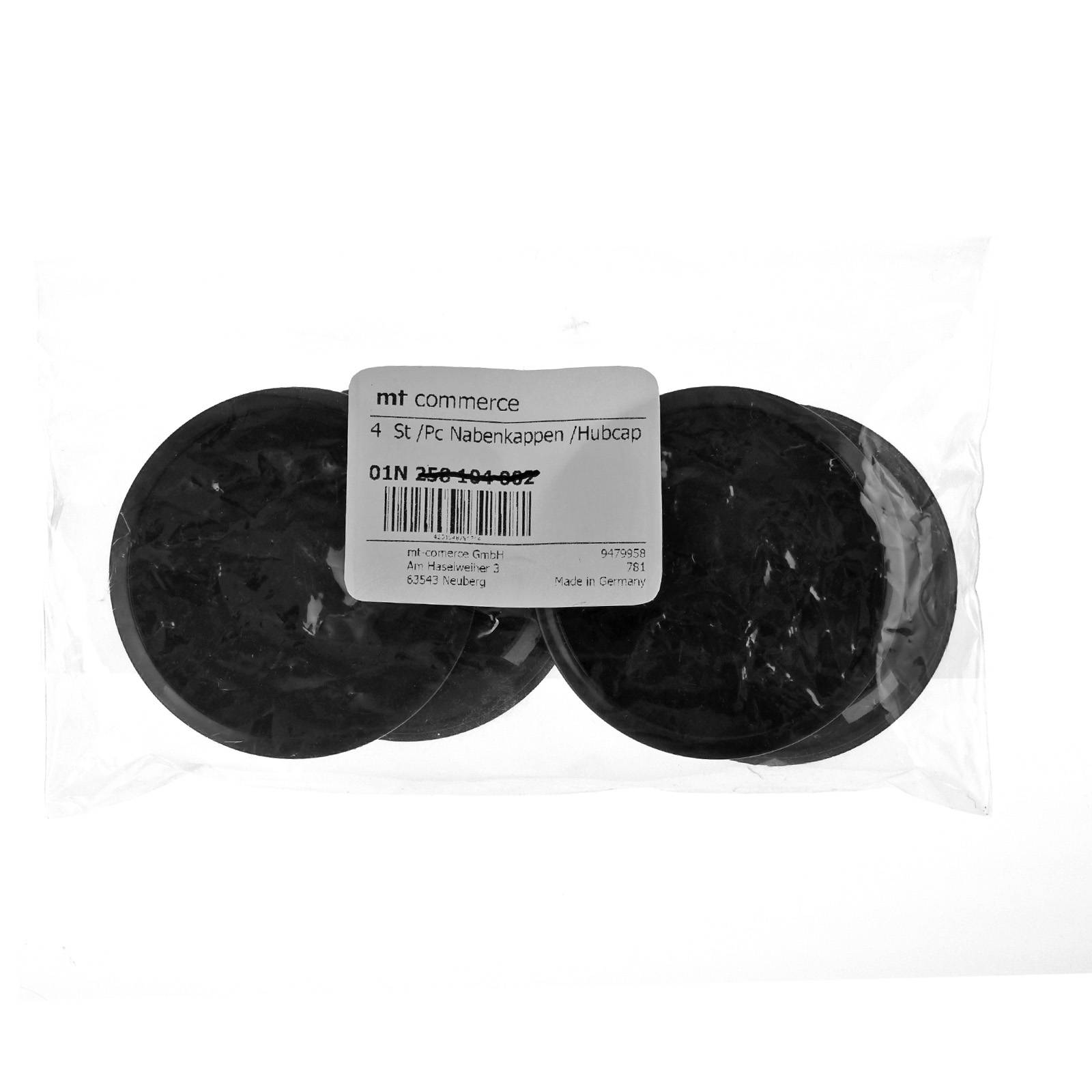 4x BRANDT Nabenkappen AD: 68 x H: 10 ID: 55,2 mm Felgen Deckel Radnaben Kappen Schwarz Flach kompatibel mit AUDI BMW BROCK CMS