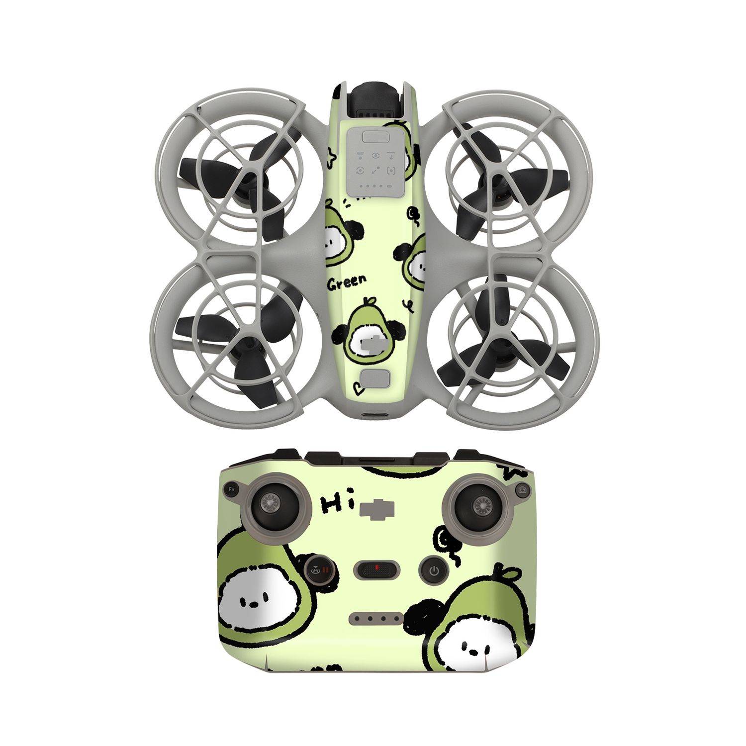 Für DJI Neo Drohne und Controller Gehäuse Design Aufkleber Schutz Folie Zubehör