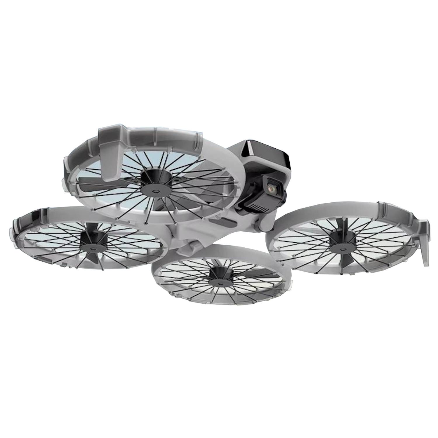 Für DJI Flip Drohne TPU Aufprall Propellerschutz Anti Kollision Zubehör Schwarz