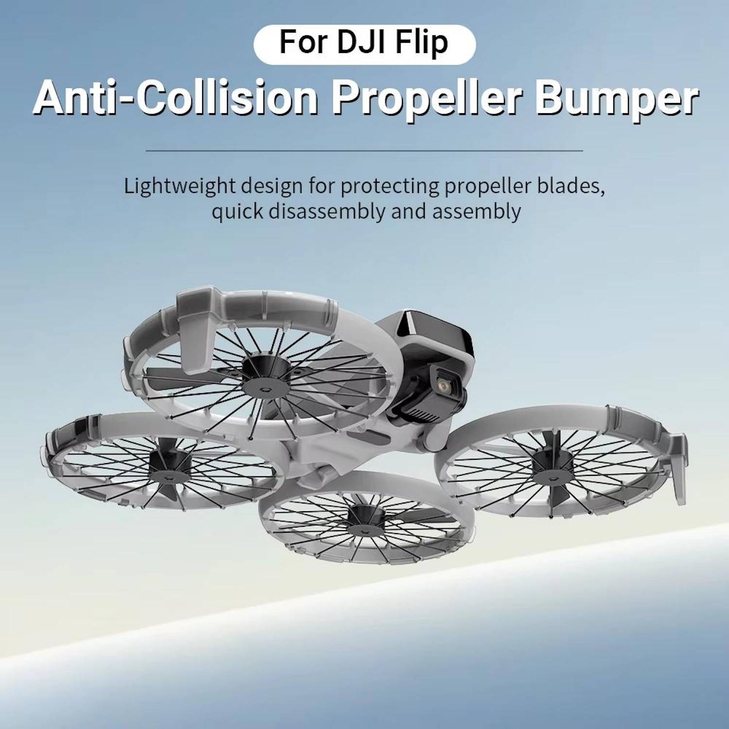 Für DJI Flip Drohne TPU Aufprall Propellerschutz Anti Kollision Zubehör Grün