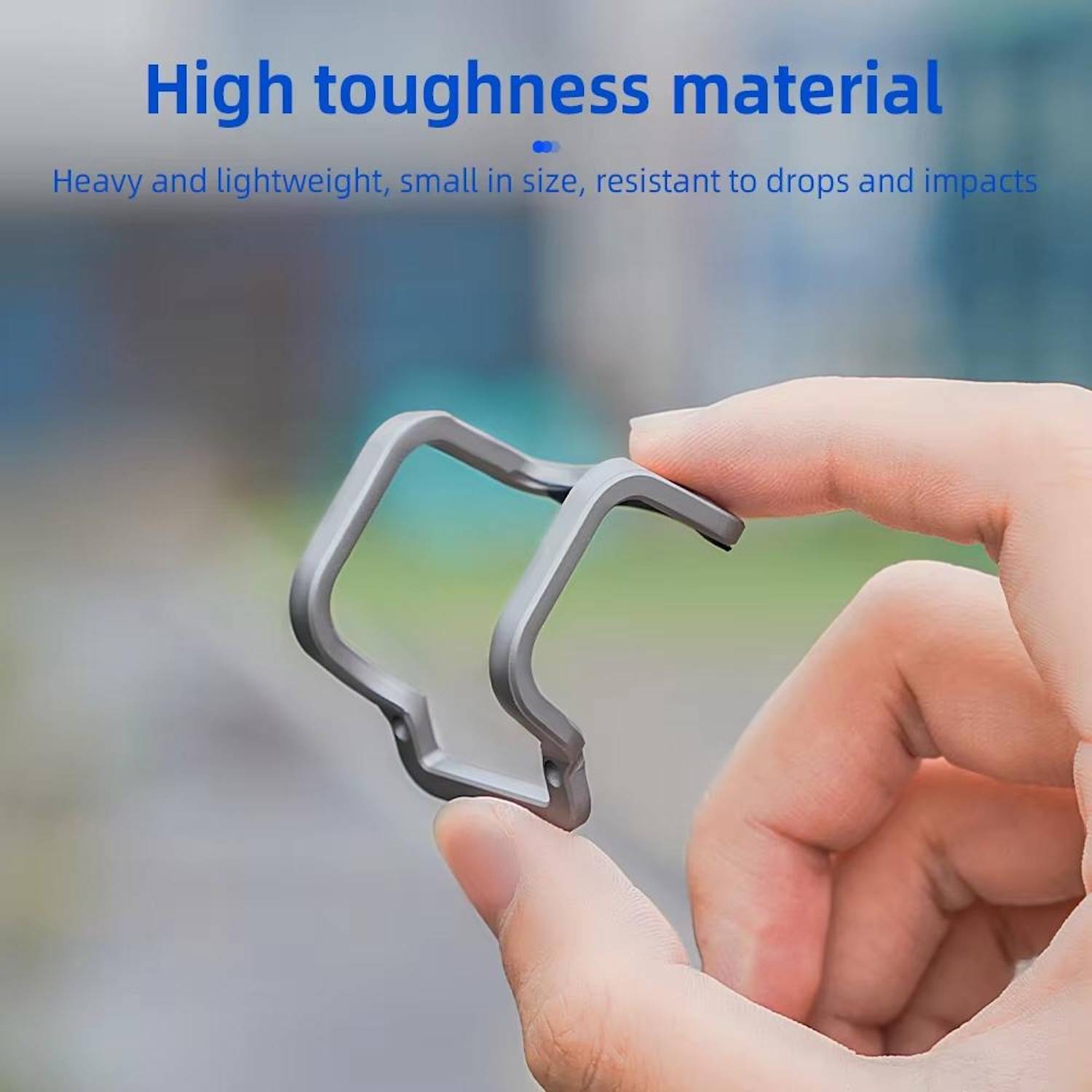 DJI Neo BRDRC Metall - Bumper Crash Bar – Gimbal Linsen & Objektivschutz Silber