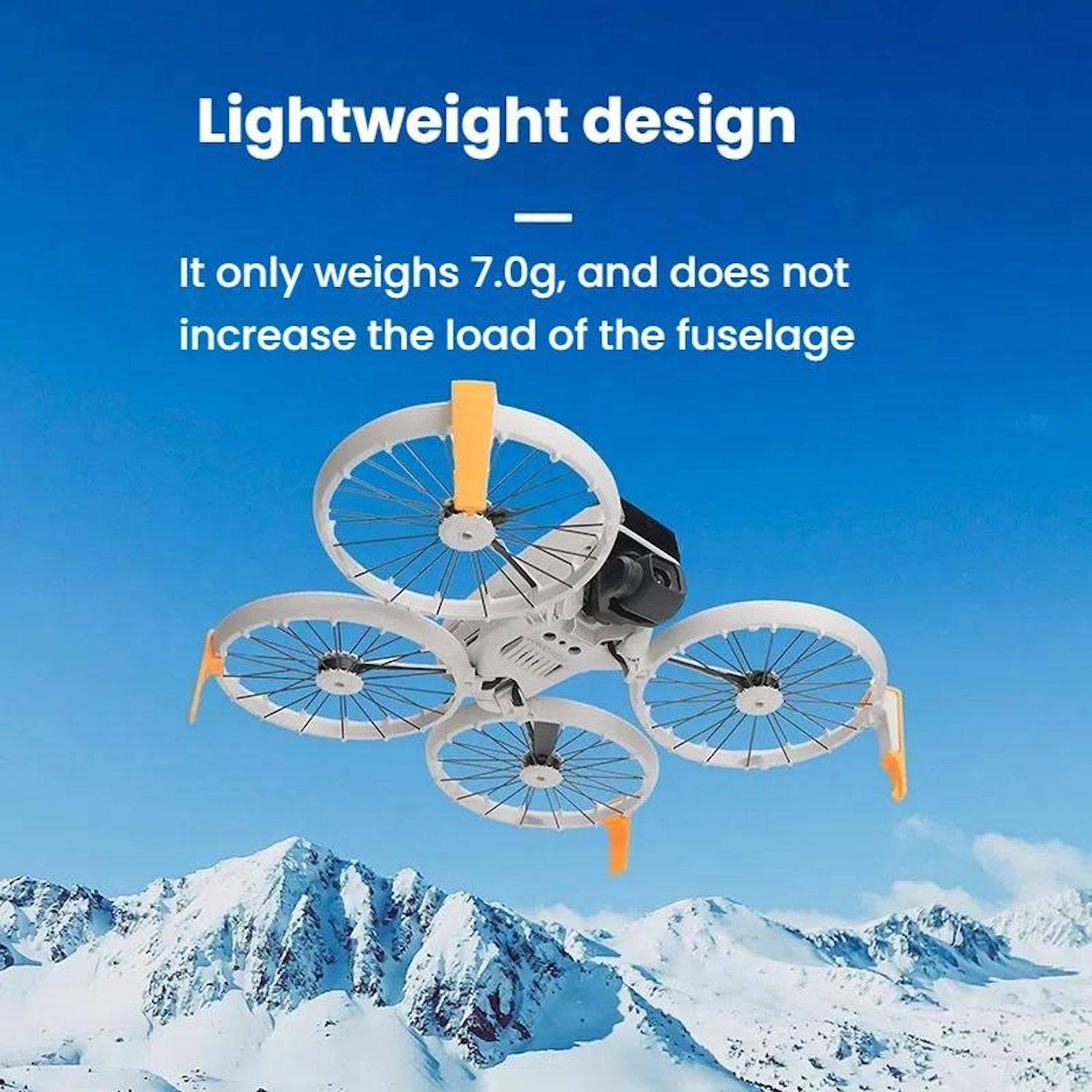 Für DJI Flip CQT Faltbares Erhöhtes Boost Start und Landegestell Zubehör Grau