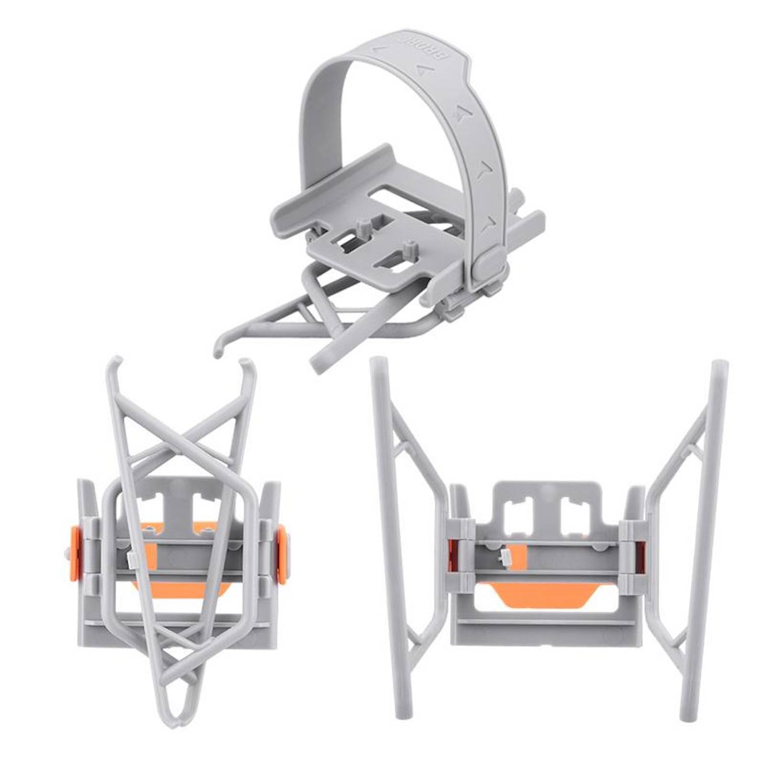 Für DJI Mini 4 Pro BRDRC Booster Landing Faltbares Kickstand Landegestell Grau