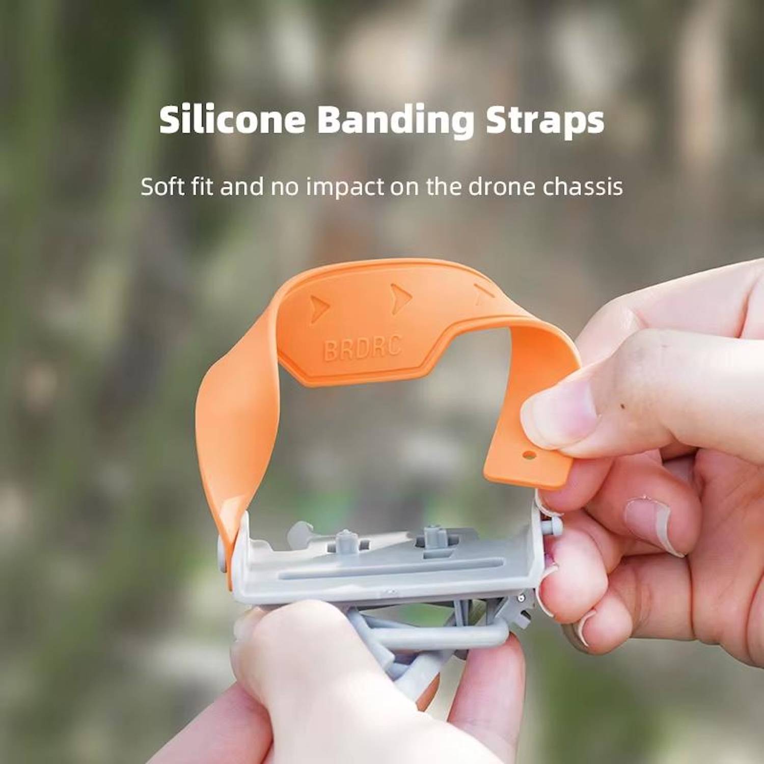 Für DJI Mini 4 Pro BRDRC Booster Landing Faltbares Kickstand Landegestell Grau