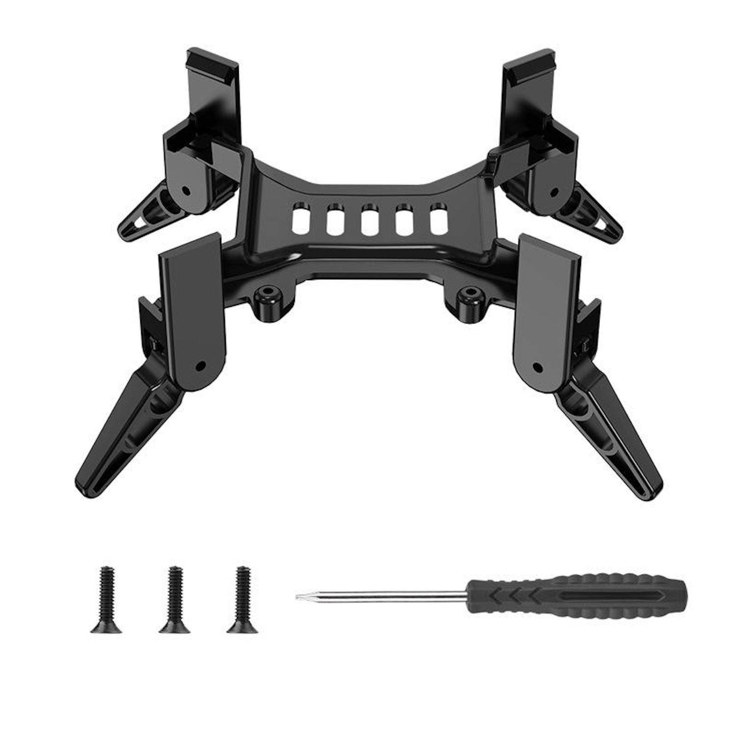 Für DJI Avata 2 BRDRC Klappbares erhöhtes Landegestell Gimbal Schutz Schwarz
