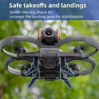 Für DJI Avata 2 Klappbares erhöhtes Landegestell Gimbal Schutz Schwarz / Orange Für DJI Avata 2 Klappbares erhöhtes Landegestell Gimbal Schutz Schwarz / Orange