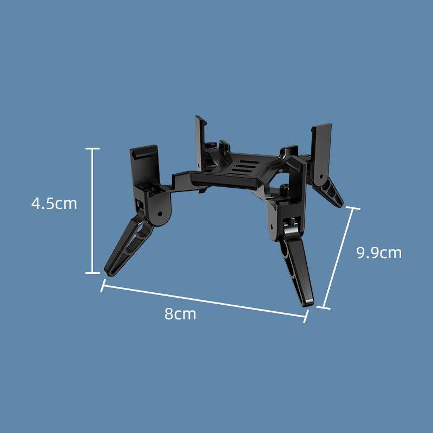 Für DJI Avata 2 BRDRC Klappbares erhöhtes Landegestell Gimbal Schutz Schwarz