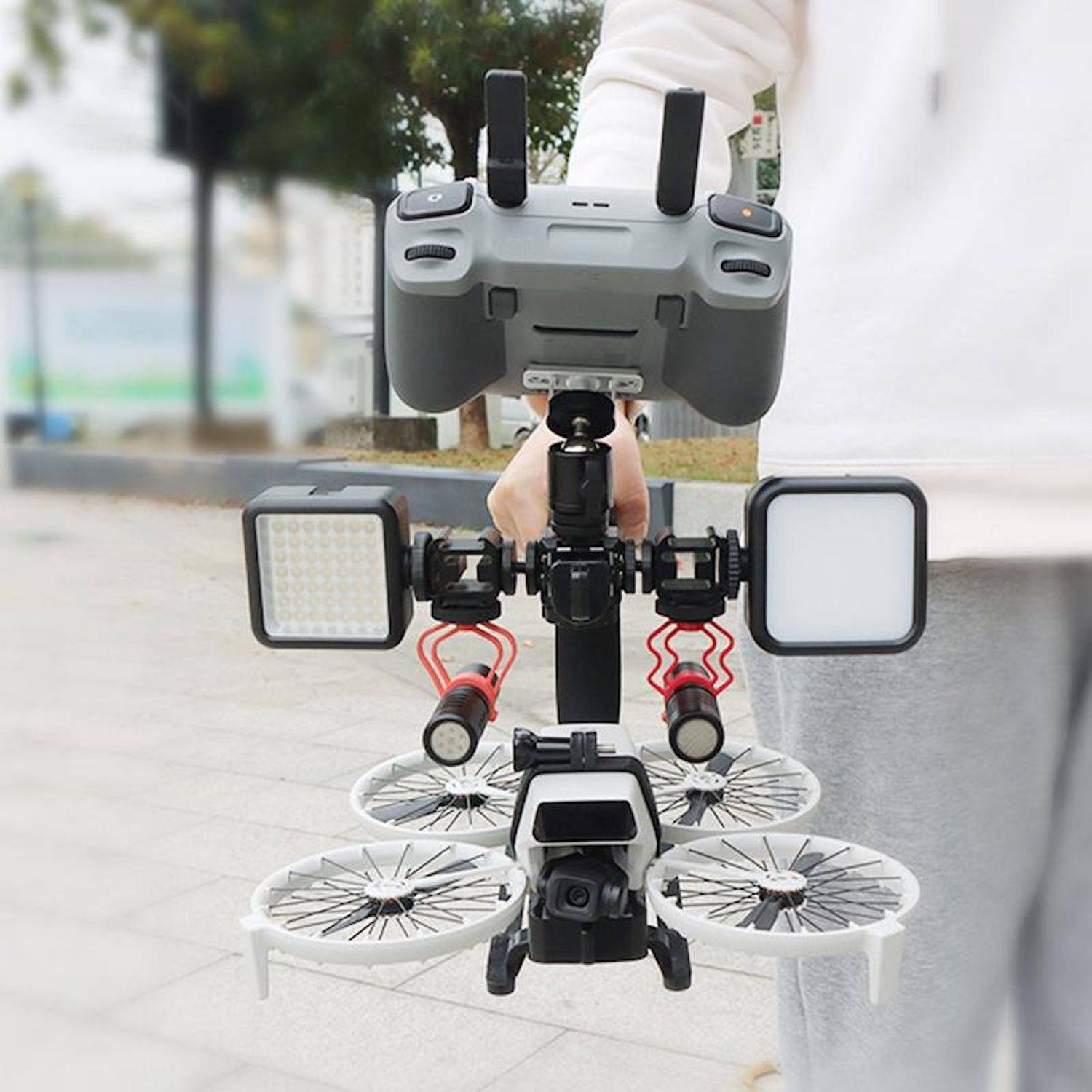 Für DJI Flip Drohne CQT Handheld Erweiterung Aufnahmehalterung Stabilisator Kit