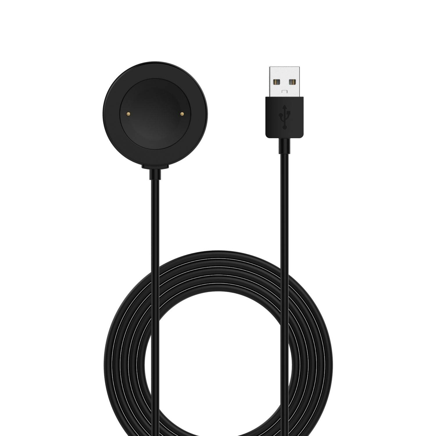Für Honor Watch 5 USB Magnetisches Interface Smart Ladekabel 1 Meter Schwarz