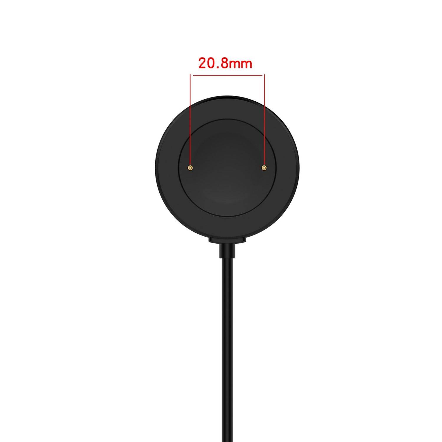 Für Honor Watch 5 USB Magnetisches Interface Smart Ladekabel 1 Meter Schwarz