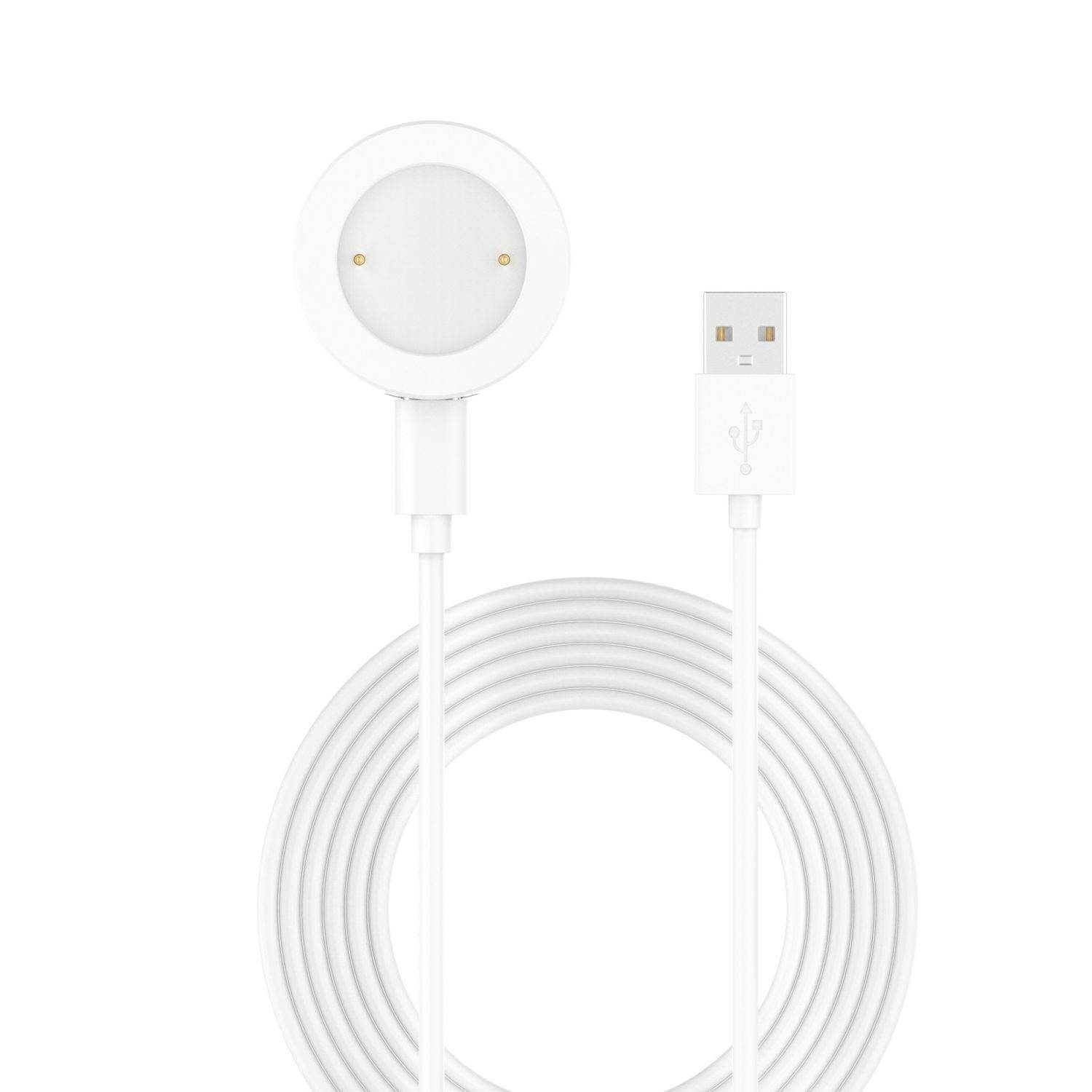 Für Honor Watch 5 USB-C Magnetisches Interface Smart Ladekabel 1 Meter Weiß