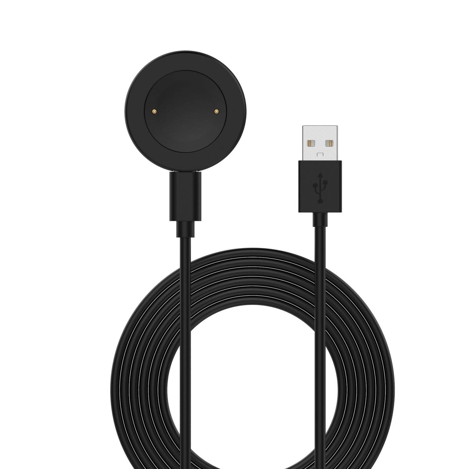 Für Honor Watch 5 USB-C Magnetisches Interface Smart Ladekabel 1 Meter Schwarz
