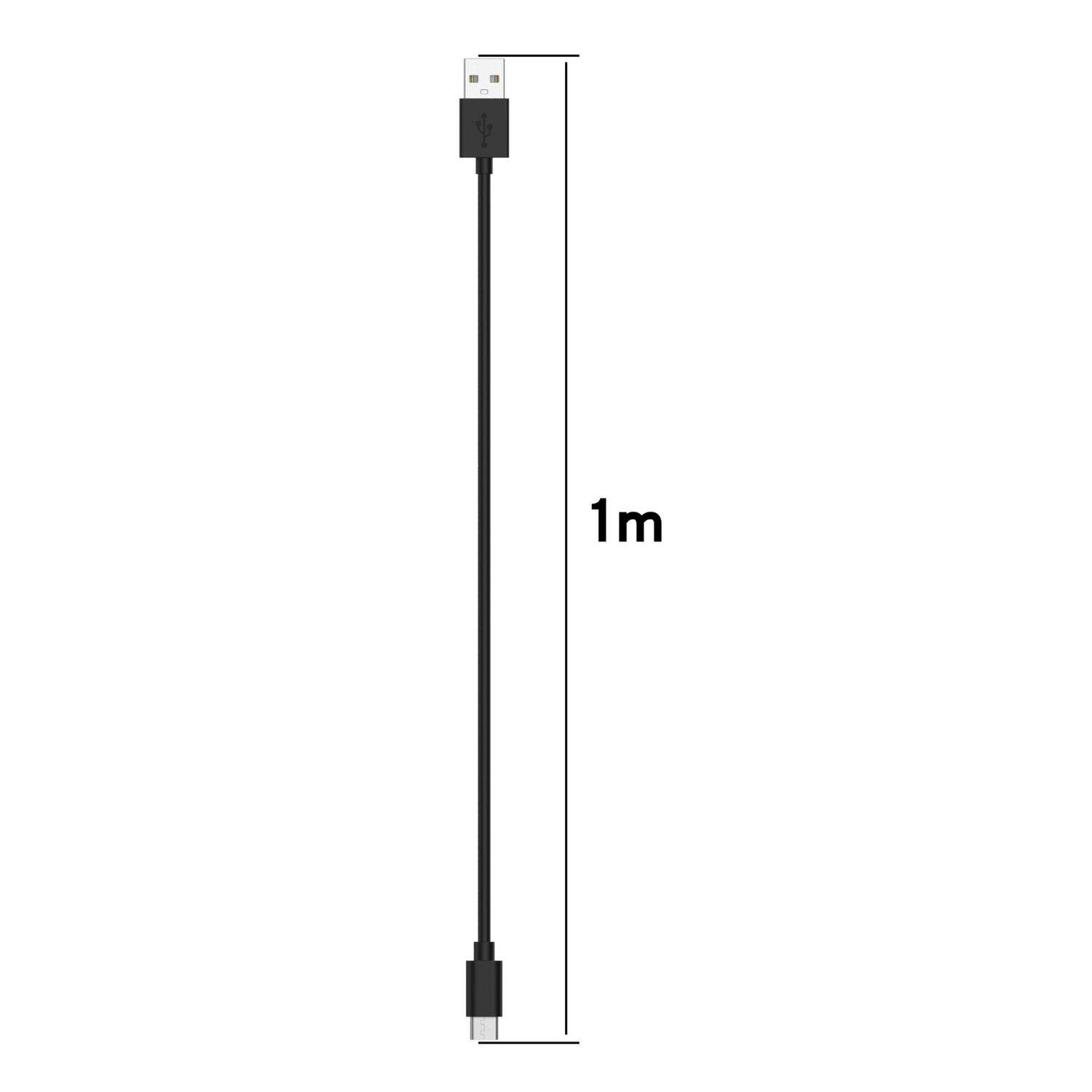 Für Honor Watch 5 USB-C Magnetisches Interface Smart Ladekabel 1 Meter Schwarz