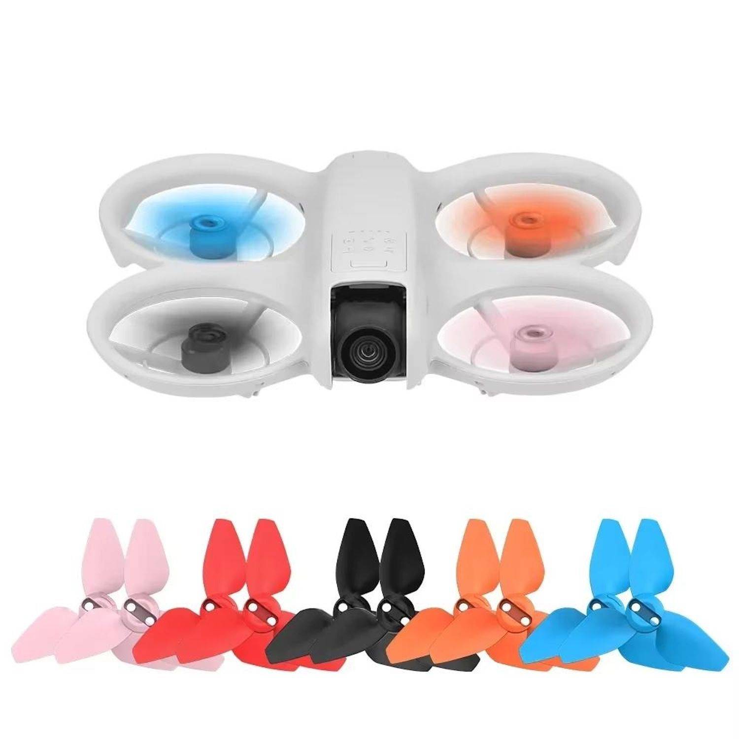 Für DJI Neo Drohne BRDRC 2 Paar Farbenfrohe Ersatz Propeller Blätter Gear Rosa/