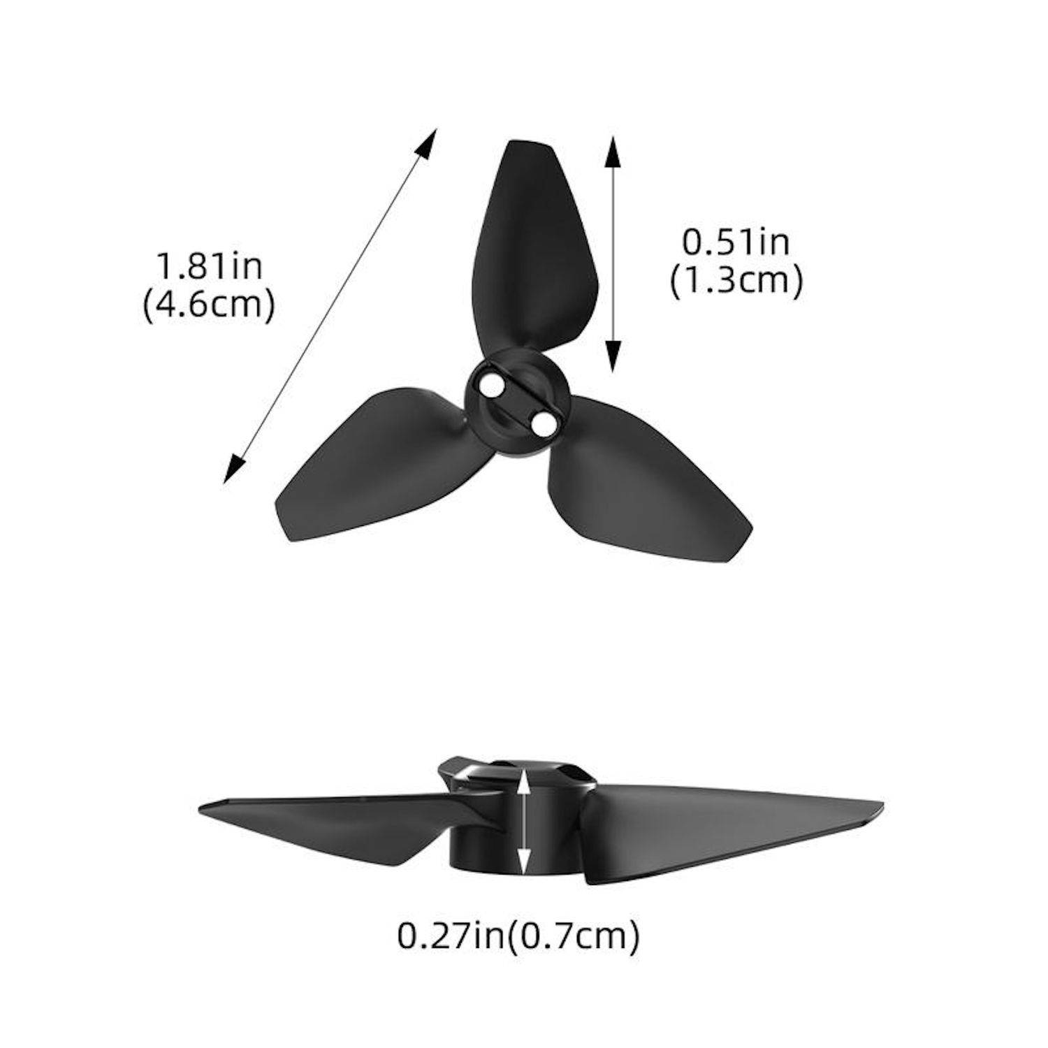 Für DJI Neo Drohne BRDRC 2 Paar Farbenfrohe Ersatz Propeller Blätter Gear Rosa/