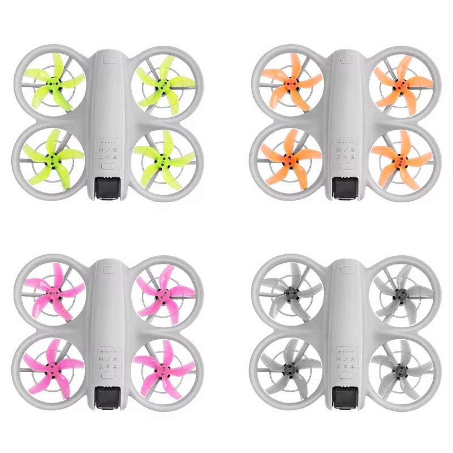 Für DJI Neo Drohne RCSTQ 1 Paar Farbenfrohe Ersatz Propeller Blätter Gear Orange/