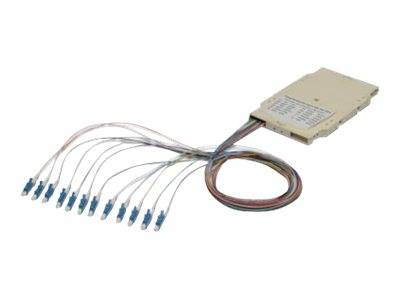 DIGITUS Spleißkassette mit 12 Pigtails, vormontiert, LC, OS2 Multimedia-Technik