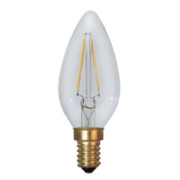 LED Kerzenlampe FILA GLOW - C35 - E14 - 1,5W - warmweiss 2100K - 120lm - klar LED Kerzenlampe FILA GLOW - C35 - E14 - 1,5W - warmweiss 2100K - 120lm - klar