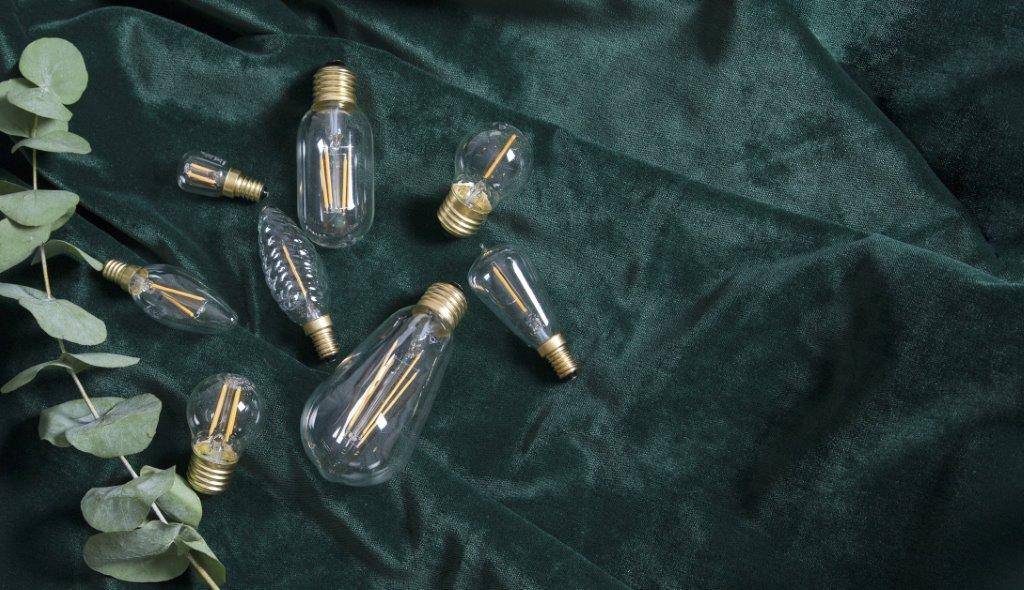 LED Kerzenlampe FILA GLOW - C35 - E14 - 1,5W - warmweiss 2100K - 120lm - klar