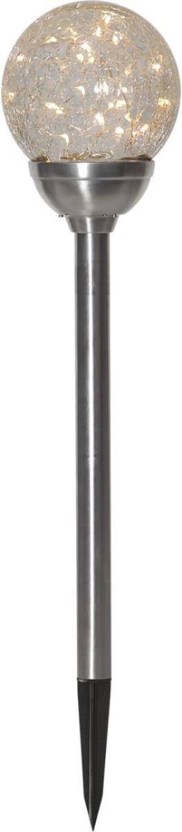 LED Solarkugel Bruchglas Draht Lichterkette Sensor Wegeleuchte Glaskugel Deko