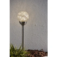 LED Solarkugel Bruchglas Draht Lichterkette Sensor Wegeleuchte Glaskugel Deko LED Solarkugel Bruchglas Draht Lichterkette Sensor Wegeleuchte Glaskugel Deko